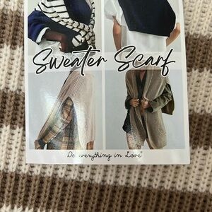 Do Everything in Love Sweater Scarf